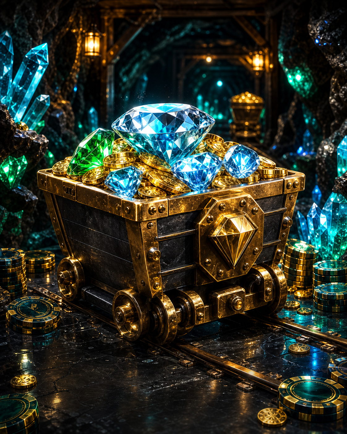 Diamond mine slot cover