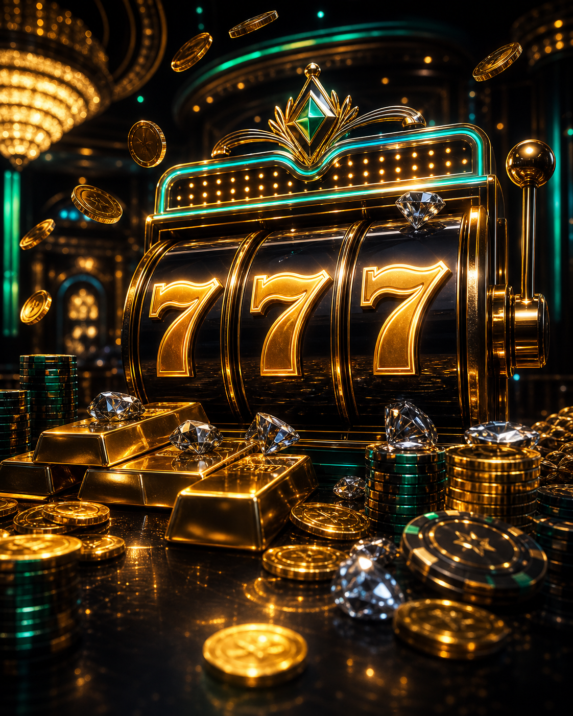 Luxury jackpot slot cover
