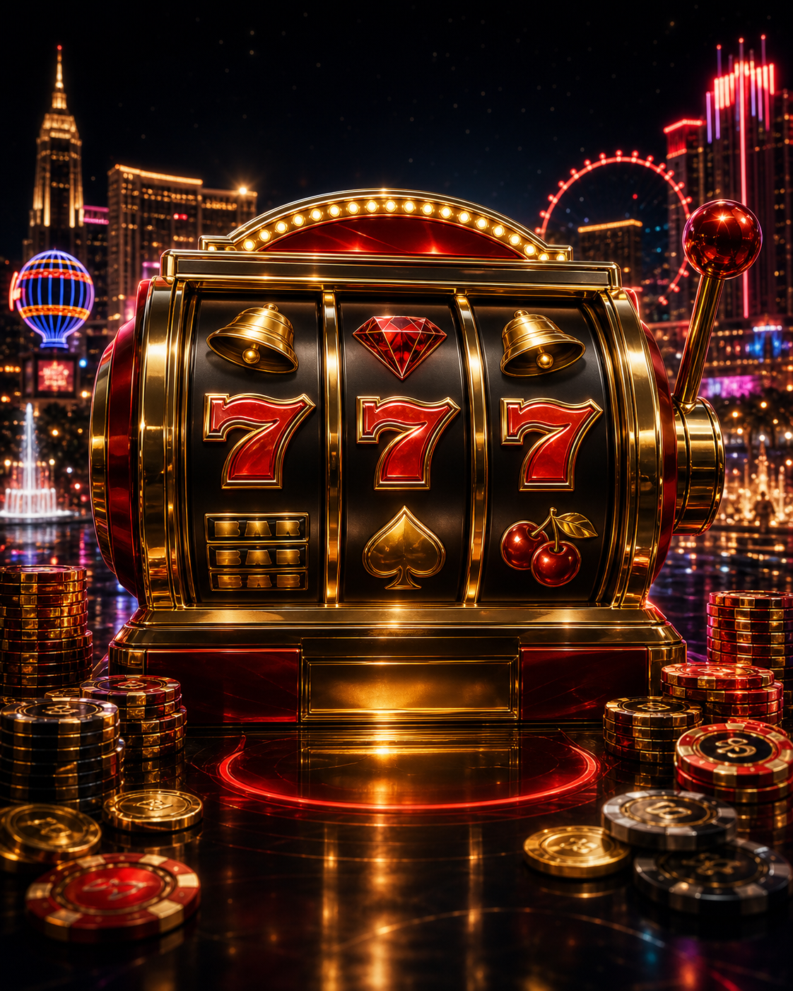 Vegas reels slot cover